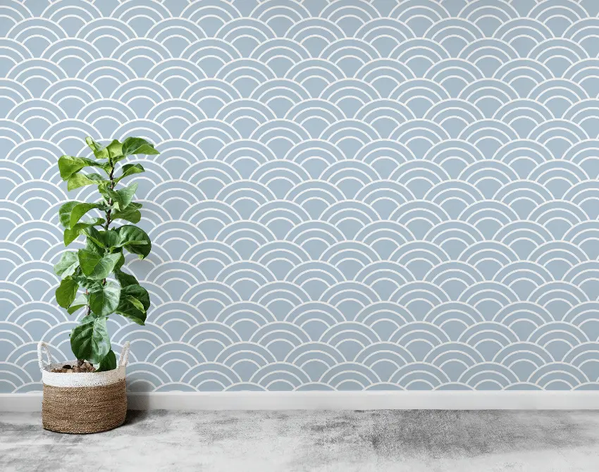 Professional wallpaper installation with clean seams and precise alignment in Calgary and surrounding areas